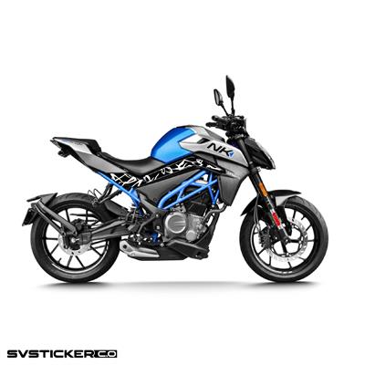 CFMOTO 250NK Orta Plastik Yıldırım Sticker Set Sağ ve Sol (Eski Kasa - Yeni Kasa Uyumlu )