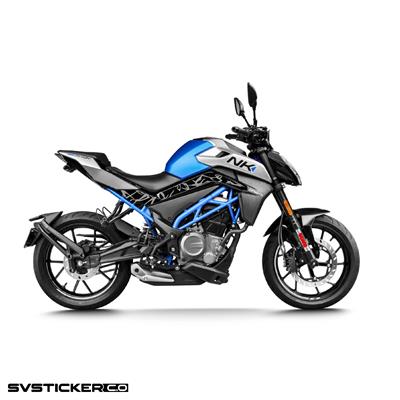 CFMOTO 250NK Orta Plastik Yıldırım Sticker Set Sağ ve Sol (Eski Kasa - Yeni Kasa Uyumlu )