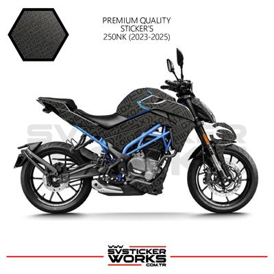 CFMOTO 250NK Sticker Kaplama Doodle Desen Motor Kaplama Modeli Hazır Kit 2023 / 2025 Uyumlu