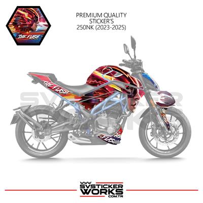 CFMOTO 250NK Sticker Kaplama The Flash Motor Kaplama Modeli Hazır Kit 2023 / 2025 Uyumlu