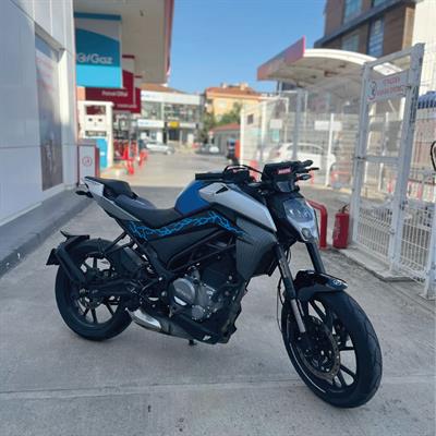 Cfmoto 250NK Sticker Orta Şase Şimşek Yıldırım Sticker Deseni Dekor Sticker