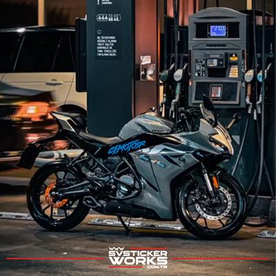 Cfmoto 250SR Sticker CFMOTOSR Yazılı Evrensel Grenaj Sticker Dekor Modeli