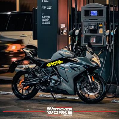 Cfmoto 250SR Sticker CFMOTOSR Yazılı Evrensel Grenaj Sticker Dekor Modeli