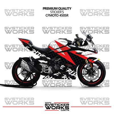 CFMOTO 450SR Kaplama Sticker Ride Or Die Design Motor Kaplama Modeli Hazır Kit Tüm Modeller Uyumlu 