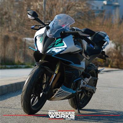 Cfmoto 450SR RR Sticker Ön Kafa Sticker Motosiklet Dekor Sticker