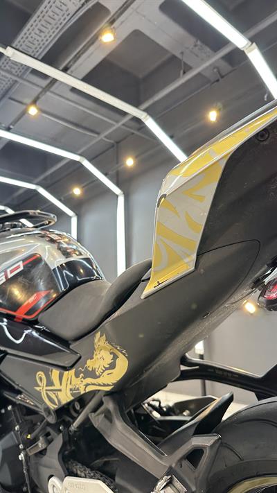CFMOTO 450SR Sticker Kit Dragon Design Gold 