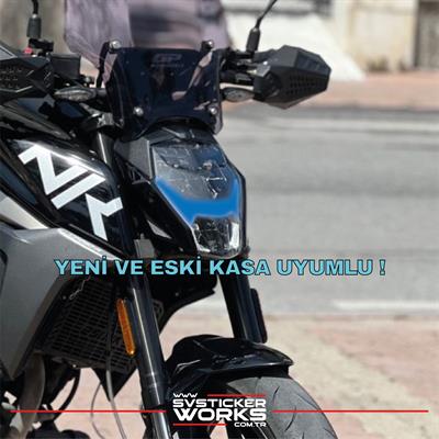 CFMOTO NK250 Far Sticker 2018-2025 Uyumlu Hazır Far Sticker Kit