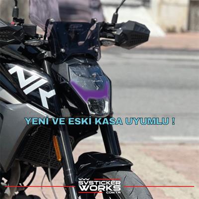 CFMOTO NK250 Far Sticker 2018-2025 Uyumlu Hazır Far Sticker Kit