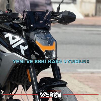 CFMOTO NK250 Far Sticker 2018-2025 Uyumlu Hazır Far Sticker Kit