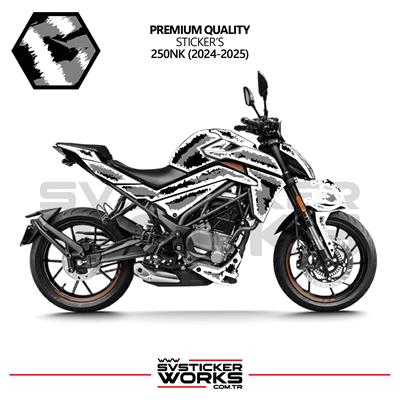 CFMOTO NK250 Kaplama Sticker Air Brush Motor Kaplama Modeli Hazır Kit 2024-2025 Model Uyumlu