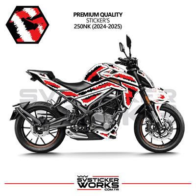 CFMOTO NK250 Kaplama Sticker Air Brush Motor Kaplama Modeli Hazır Kit 2024-2025 Model Uyumlu