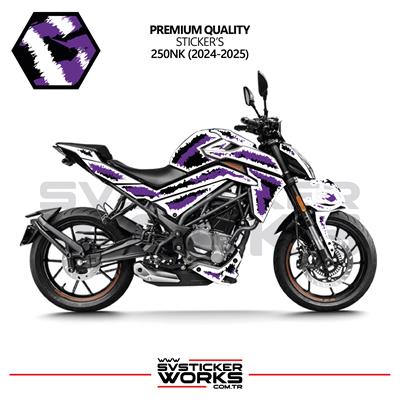 CFMOTO NK250 Kaplama Sticker Air Brush Motor Kaplama Modeli Hazır Kit 2024-2025 Model Uyumlu