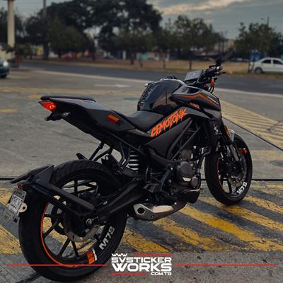 Cfmoto NK250 Sticker CFMOTONK Yazılı Evrensel Grenaj Sticker Dekor Modeli