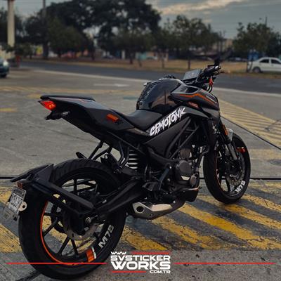 Cfmoto NK250 Sticker CFMOTONK Yazılı Evrensel Grenaj Sticker Dekor Modeli