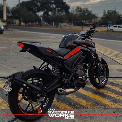Cfmoto NK250 Sticker CFMOTONK Yazılı Evrensel Grenaj Sticker Dekor Modeli