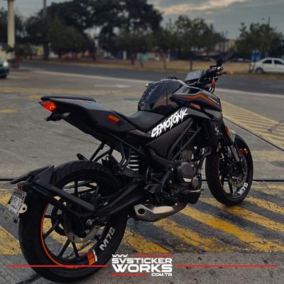 Cfmoto NK250 Sticker CFMOTONK Yazılı Evrensel Grenaj Sticker Dekor Modeli
