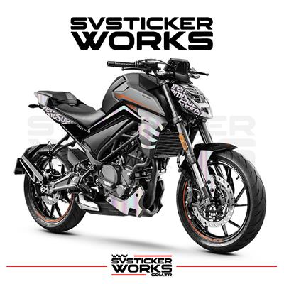 CFMOTO NK250 Sticker Set Sup Model Dekor Sticker Etiket Modeli 2018-2025 Tüm Modeller Uyumlu