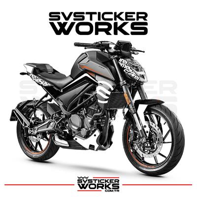 CFMOTO NK250 Sticker Set Sup Model Dekor Sticker Etiket Modeli 2018-2025 Tüm Modeller Uyumlu
