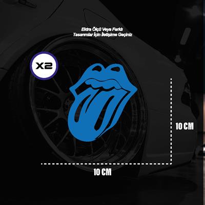 Dil Emoji Motosiklet Araba Laptop Sticker Yapışkanlı Folyo