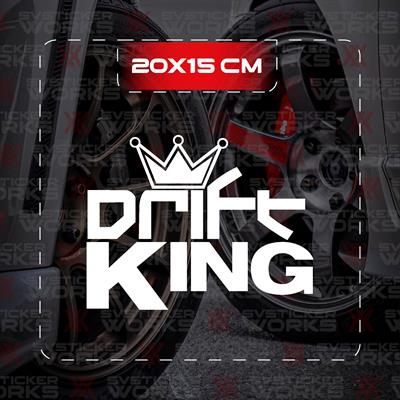Drift King JDM Sticker Araba Laptop Motosiklet Sticker Yapışkanlı Folyo
