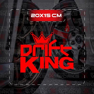Drift King JDM Sticker Araba Laptop Motosiklet Sticker Yapışkanlı Folyo