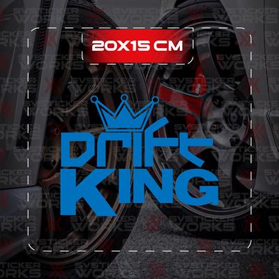 Drift King JDM Sticker Araba Laptop Motosiklet Sticker Yapışkanlı Folyo