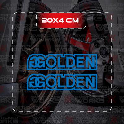 Golden Sticker JDM Araba Laptop Motosiklet Sticker Yapışkanlı Folyo