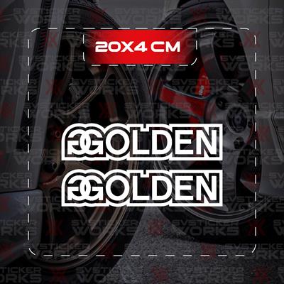 Golden Sticker JDM Araba Laptop Motosiklet Sticker Yapışkanlı Folyo