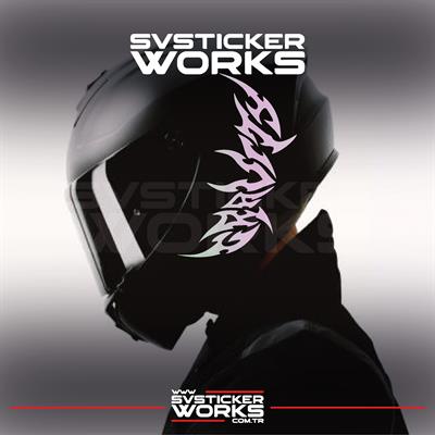 Gravity Kask Sticker Tüm Kasklar Uyumlu Tek Yön 1 Adet