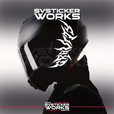 Gravity Kask Sticker Tüm Kasklar Uyumlu Tek Yön 1 Adet