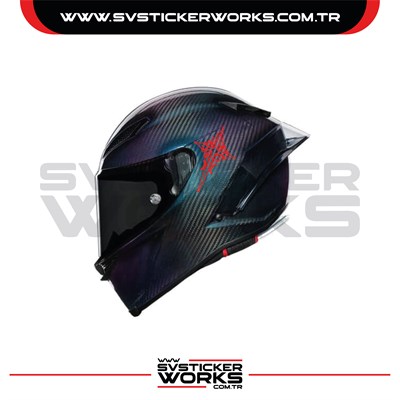 Haç Sticker Kask Sticker Kasklar Uyumlu Tek Yön 1 Adet