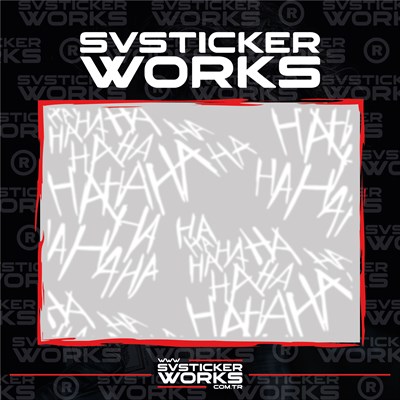 Haha Sticker Motor Araba Dekorasyon Sticker Evrensel 50 Adet 1 Paket