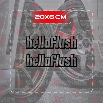 Hellaflush JDM Sticker Araba Laptop Motosiklet Sticker Yapışkanlı Folyo