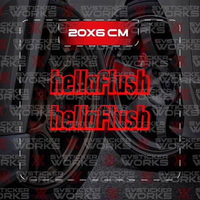 Hellaflush JDM Sticker Araba Laptop Motosiklet Sticker Yapışkanlı Folyo