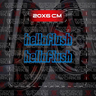 Hellaflush JDM Sticker Araba Laptop Motosiklet Sticker Yapışkanlı Folyo