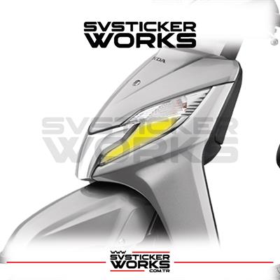 Honda Activa S Far Sticker Şeffaf Folyo 