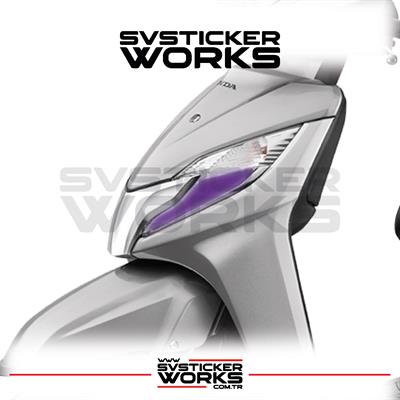 Honda Activa S Far Sticker Şeffaf Folyo 