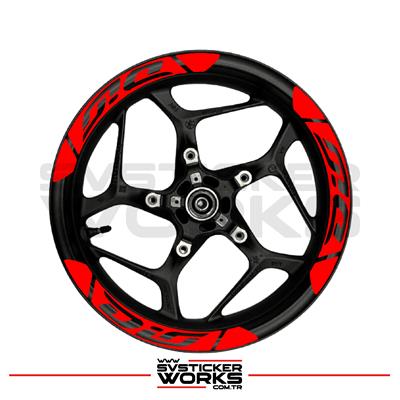 HONDA DIO Jant Şeridi Geniş Sticker Dıştan İçe Kaliteli Yüksek Yapışkanlı Sticker