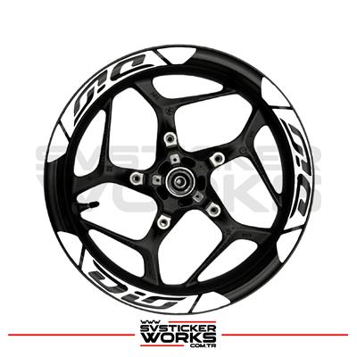 HONDA DIO Jant Şeridi Geniş Sticker Dıştan İçe Kaliteli Yüksek Yapışkanlı Sticker