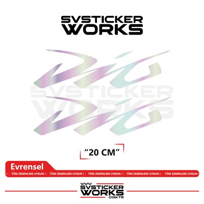 Honda Dio Sticker Uyumlu Yazı – Yüksek Kalite Özel Kesim Folyo (2li Set)