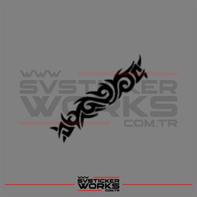 Honda PCX 2021-2024 Far Üstü Desen Sticker Dekor Etiket Modeli