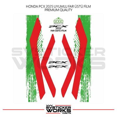 HONDA PCX Far Filmi Sticker Şeffaf Folyo 2025 İnce Model