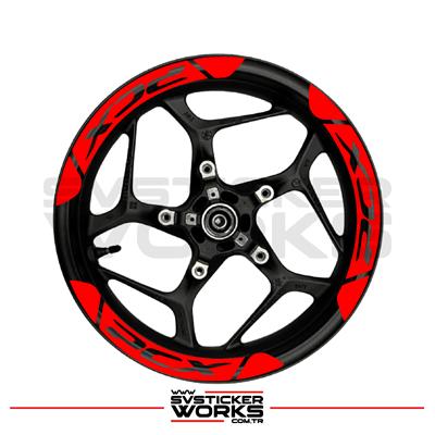 HONDA PCX Jant Şeridi Geniş Sticker Dıştan İçe Kaliteli Yüksek Yapışkanlı Sticker