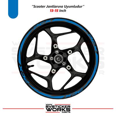 Honda PCX Sticker Jant Sticker 16lı Pcx Yazılı Jant Sticker