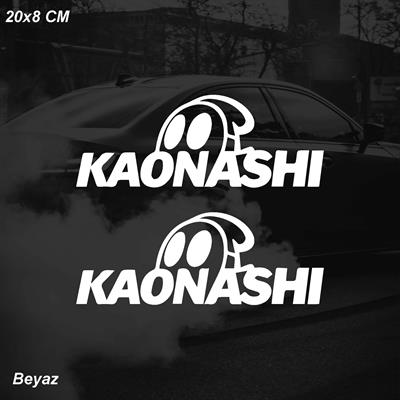 KAONASHI (Japon Otomobil Sticker) JDM Sticker Motosiklet Araba Laptop Sticker Yapışkanlı Folyo