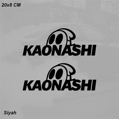 KAONASHI (Japon Otomobil Sticker) JDM Sticker Motosiklet Araba Laptop Sticker Yapışkanlı Folyo
