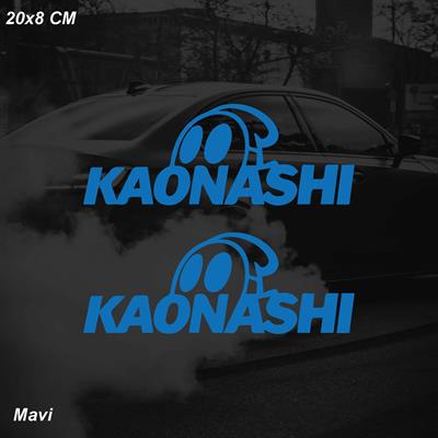 KAONASHI (Japon Otomobil Sticker) JDM Sticker Motosiklet Araba Laptop Sticker Yapışkanlı Folyo
