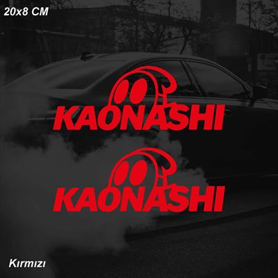 KAONASHI (Japon Otomobil Sticker) JDM Sticker Motosiklet Araba Laptop Sticker Yapışkanlı Folyo