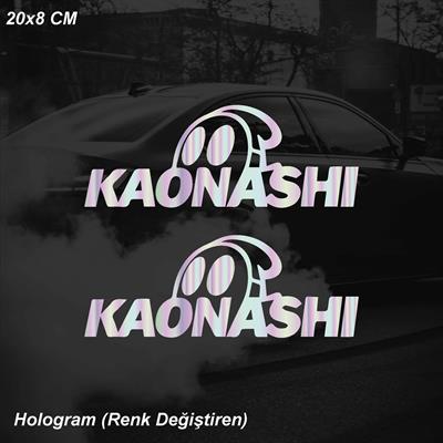 KAONASHI (Japon Otomobil Sticker) JDM Sticker Motosiklet Araba Laptop Sticker Yapışkanlı Folyo