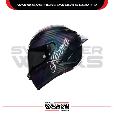 Karma Sticker Kask Sticker Kasklar Uyumlu Tek Yön 1 Adet